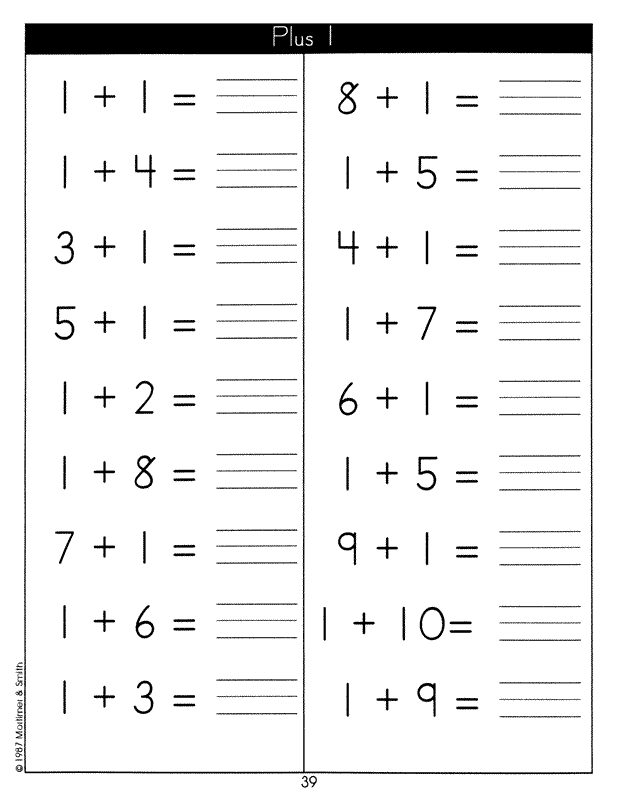 math for kindergarten