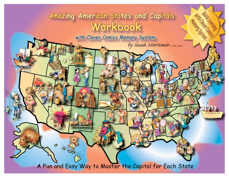 Amazing American States and Capitals Workbook [PDF]