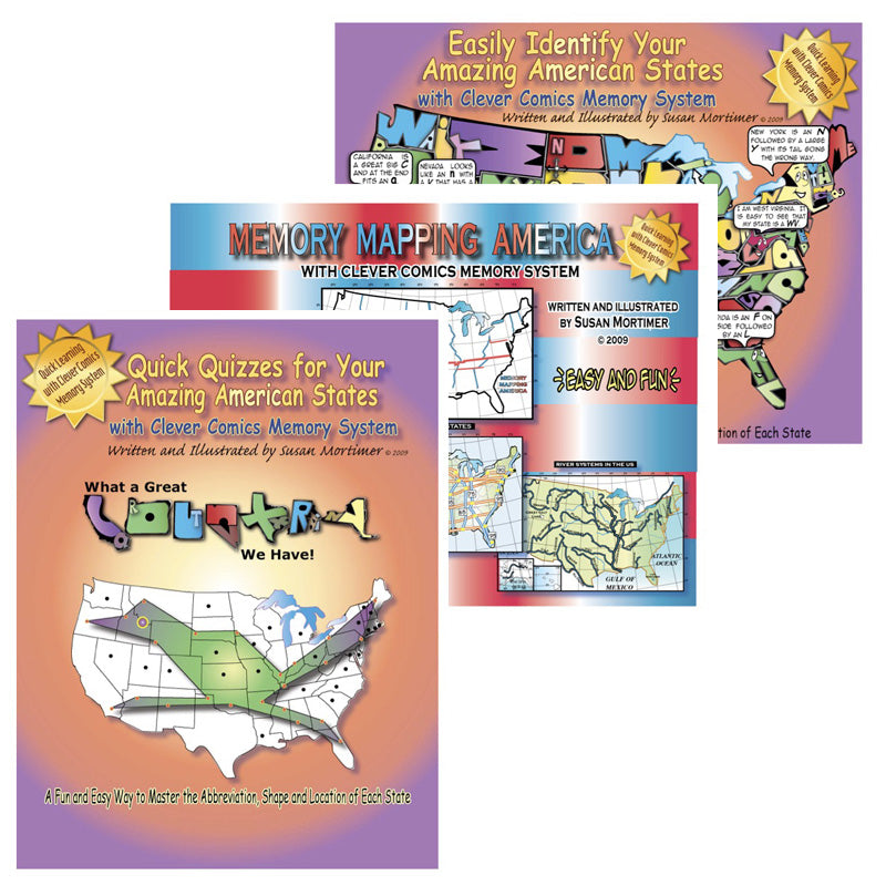 ID and Memory Map Your Amazing American States Bundle [PDF]
