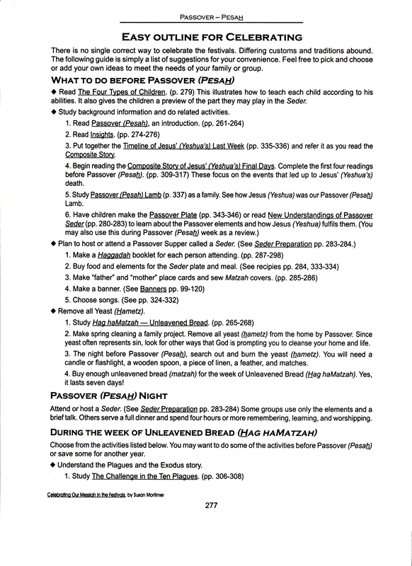 Celebrating Our Messiah in the Festivals